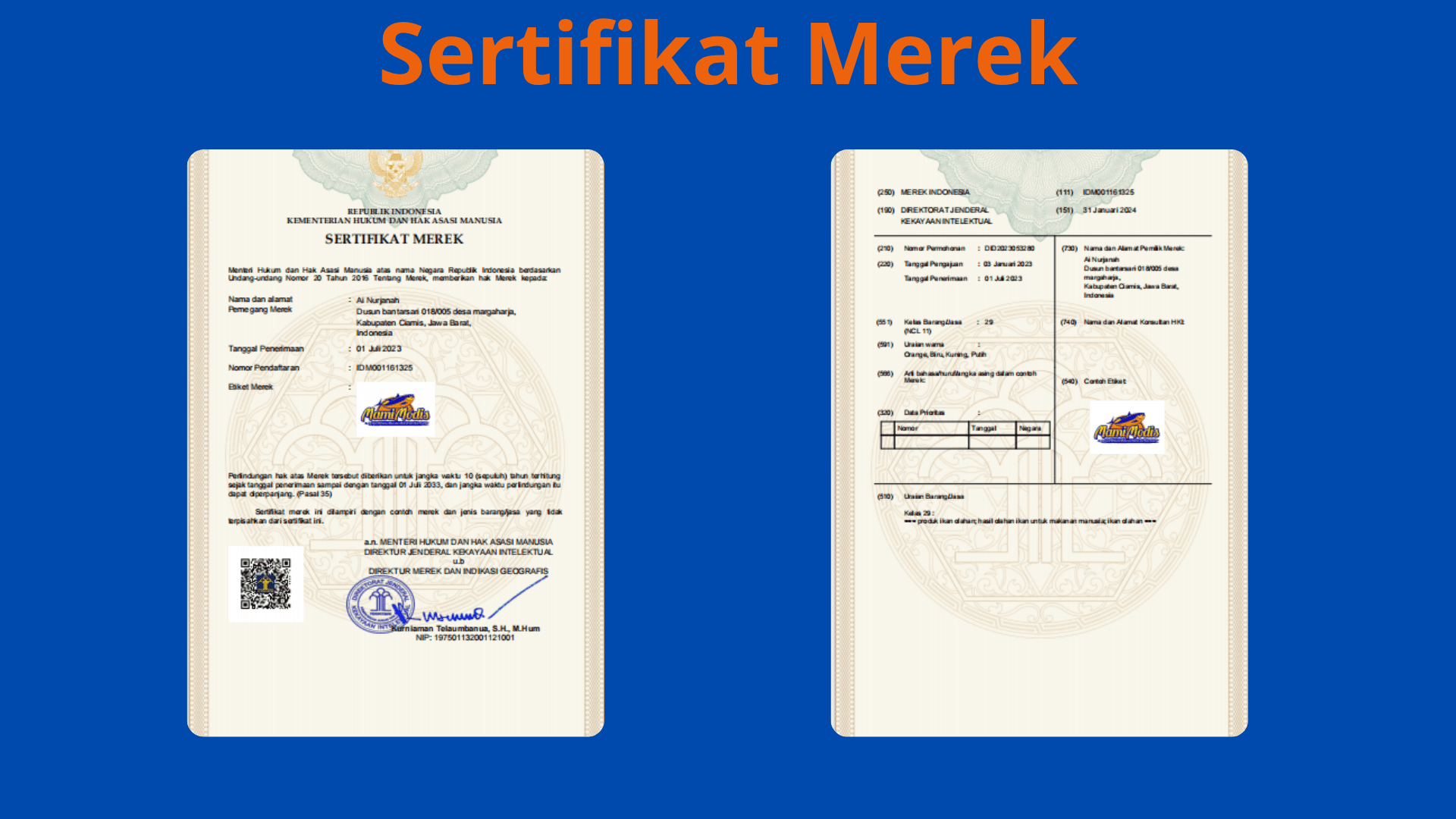 Sertifikat Merek